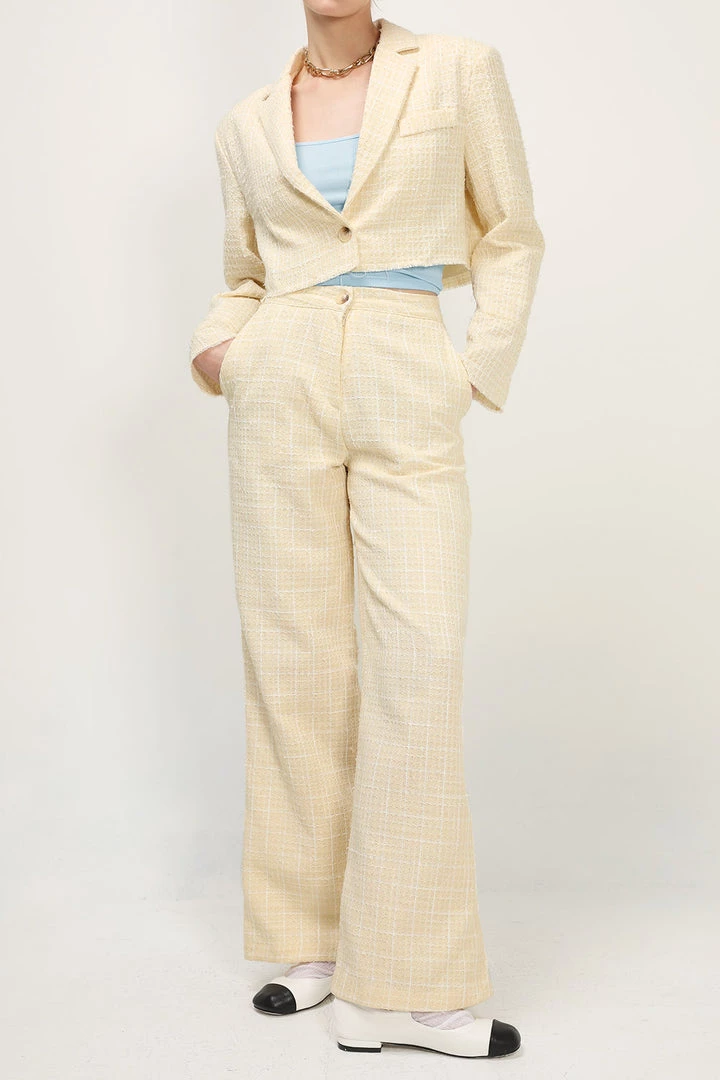 STORETS SALE Ella Tweed Cropped Jacket CLOTHING