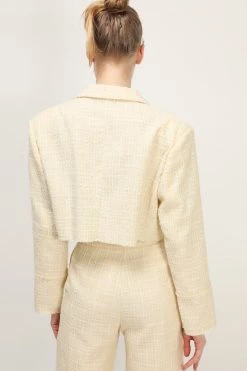 STORETS SALE Ella Tweed Cropped Jacket CLOTHING