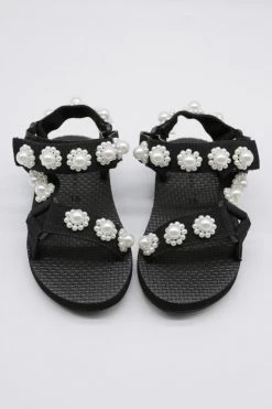 STORETS Pearl Embellished Sandals For Kids ACCESSORIES