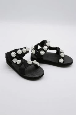 STORETS Pearl Embellished Sandals For Kids ACCESSORIES