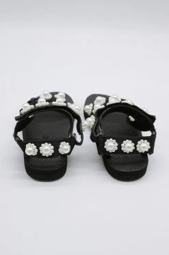 STORETS Pearl Embellished Sandals For Kids ACCESSORIES