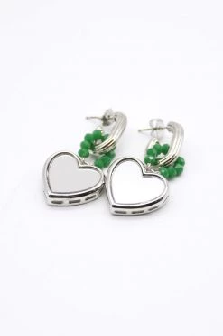 STORETS Heart Dangle Earrings