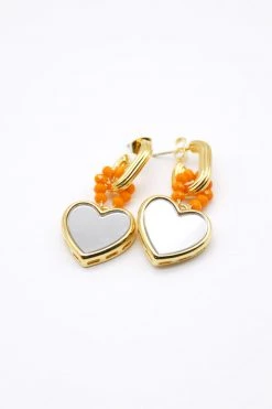 STORETS Heart Dangle Earrings