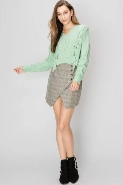 STORETS SALE Sabrina Plaid Skirt-2 Colors CLOTHING