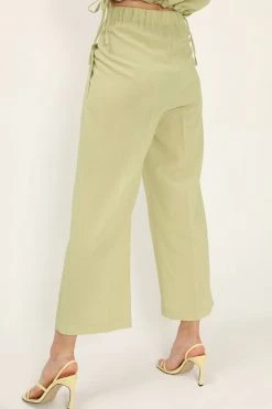STORETS Alina Pintuck Wide Pants CLOTHING