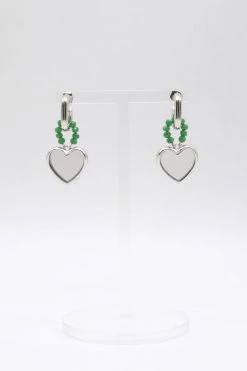 STORETS Heart Dangle Earrings
