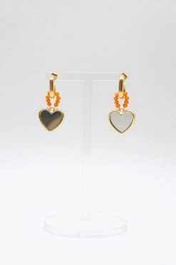 STORETS Heart Dangle Earrings