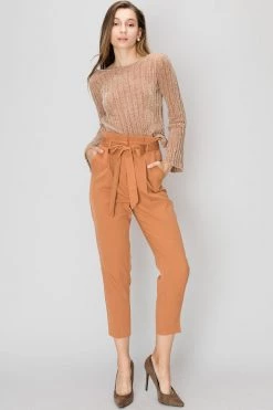 STORETS Mariam Paperbag Pants-2 Colors CLOTHING