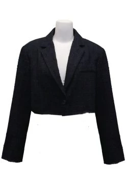 STORETS SALE Ella Tweed Cropped Jacket CLOTHING