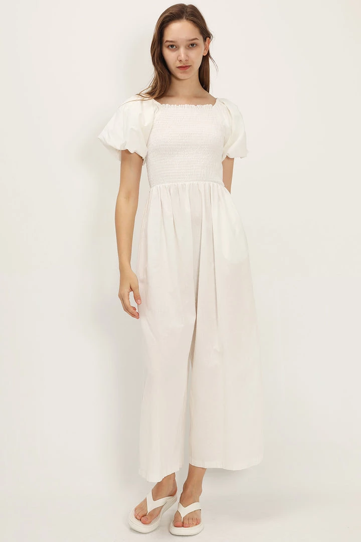 STORETS Iris Puff Sleeve Jumpsuit CLOTHING