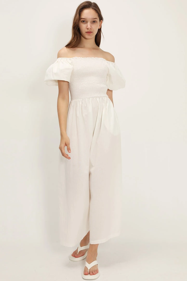 STORETS Iris Puff Sleeve Jumpsuit CLOTHING