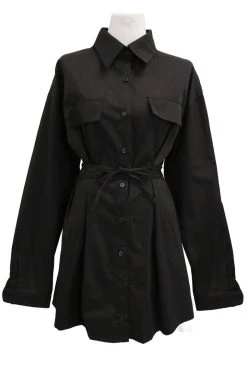 STORETS CLOTHING Kate Belted Shirt Dress
