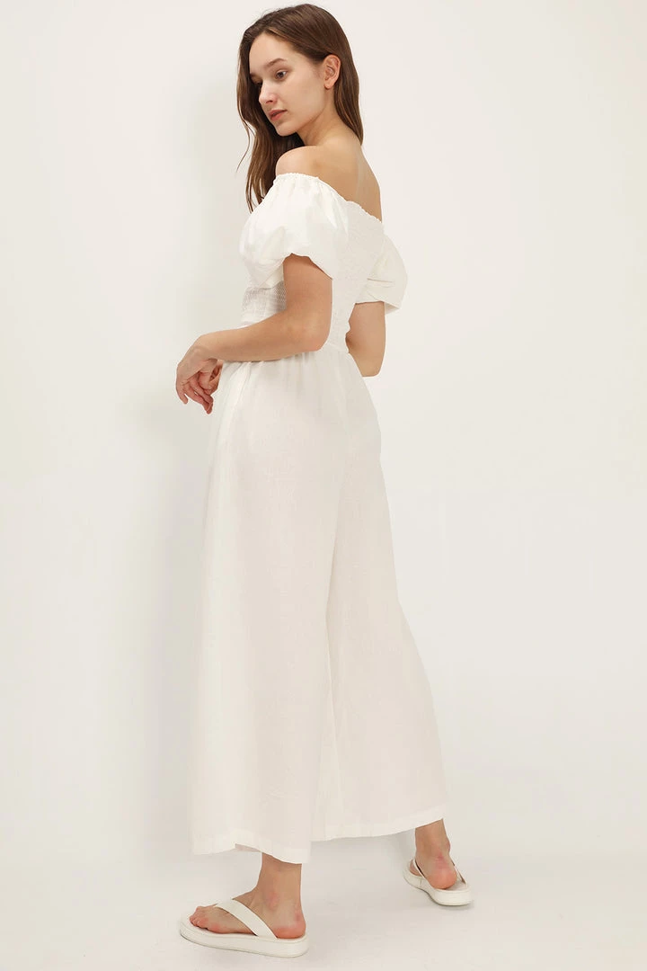 STORETS Iris Puff Sleeve Jumpsuit CLOTHING