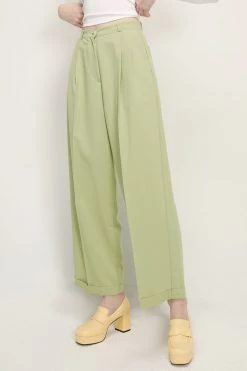 STORETS Ayla Pintuck Wide Leg Pants CLOTHING
