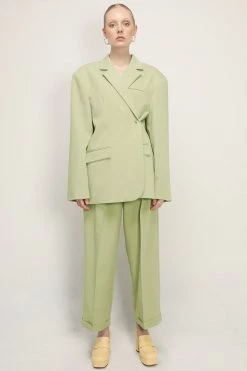 STORETS Ayla Pintuck Wide Leg Pants CLOTHING