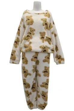 STORETS Riley Teddy Borg Pajama Set CLOTHING