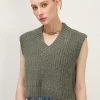 STORETS CLOTHING Alice Fuzzy Knit Vest
