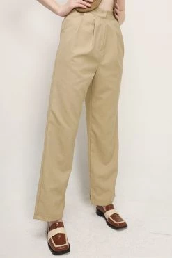 STORETS CLOTHING Madison Pintuck Wide Leg Pants
