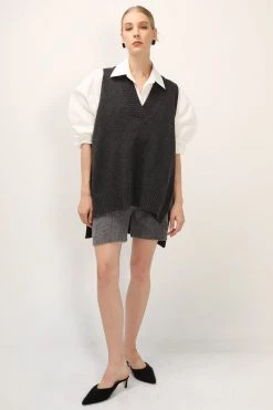 Vitaliia Knitwear Lyla Oversized Knit Vest