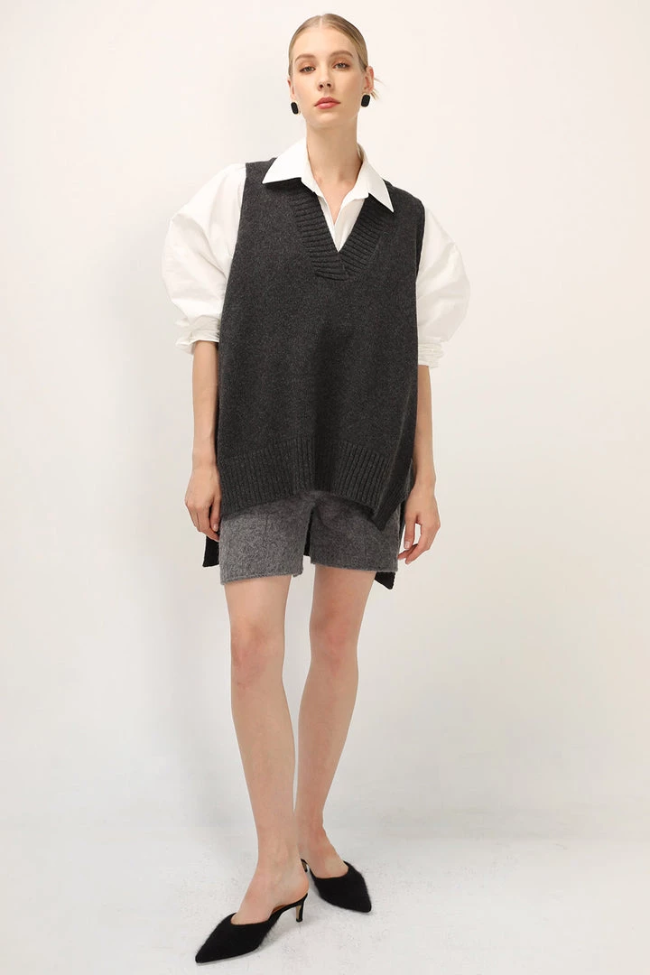 STORETS Lyla Oversized Knit Vest