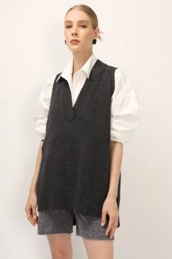 Vitaliia Knitwear Lyla Oversized Knit Vest