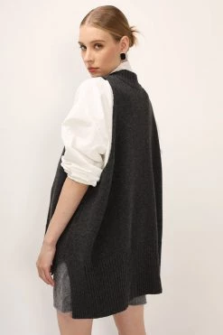 Vitaliia Lyla Oversized Knit Vest