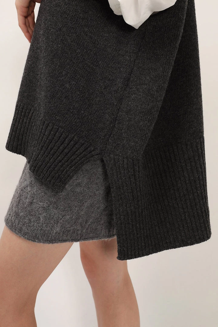 STORETS Lyla Oversized Knit Vest CLOTHING
