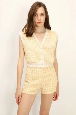 STORETS Aria Tweed Shorts CLOTHING