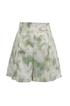 STORETS Rosalie Pintuck Tie Dye Shorts