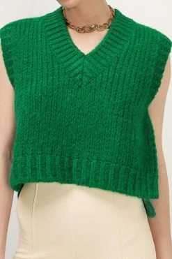 STORETS CLOTHING Alice Fuzzy Knit Vest