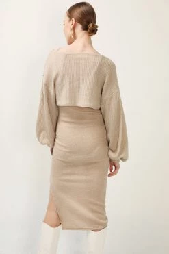 STORETS Faith Twist Top And Cami Dress Set