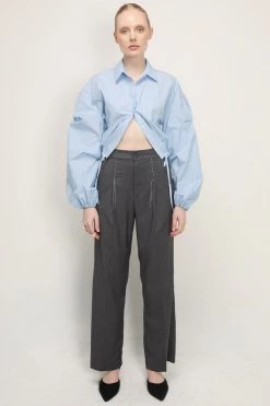 STORETS Phoenix Structured Cropped Shirt CLOTHING