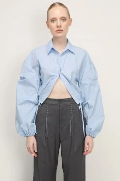 STORETS Phoenix Structured Cropped Shirt CLOTHING