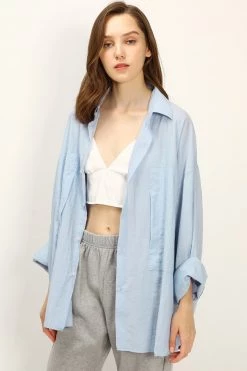 STORETS Madelyn Utility Boyfriend Shirt