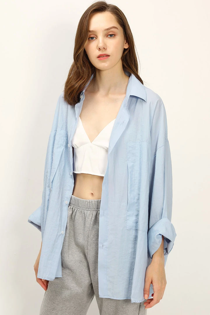 STORETS Madelyn Utility Boyfriend Shirt