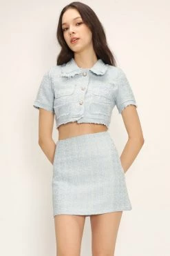 STORETS Novah Tweed Jacket And Skirt Set CLOTHING