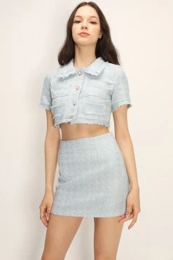 STORETS Novah Tweed Jacket And Skirt Set CLOTHING