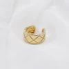 STORETS Quilted Statement Ring BEST-SELLERS