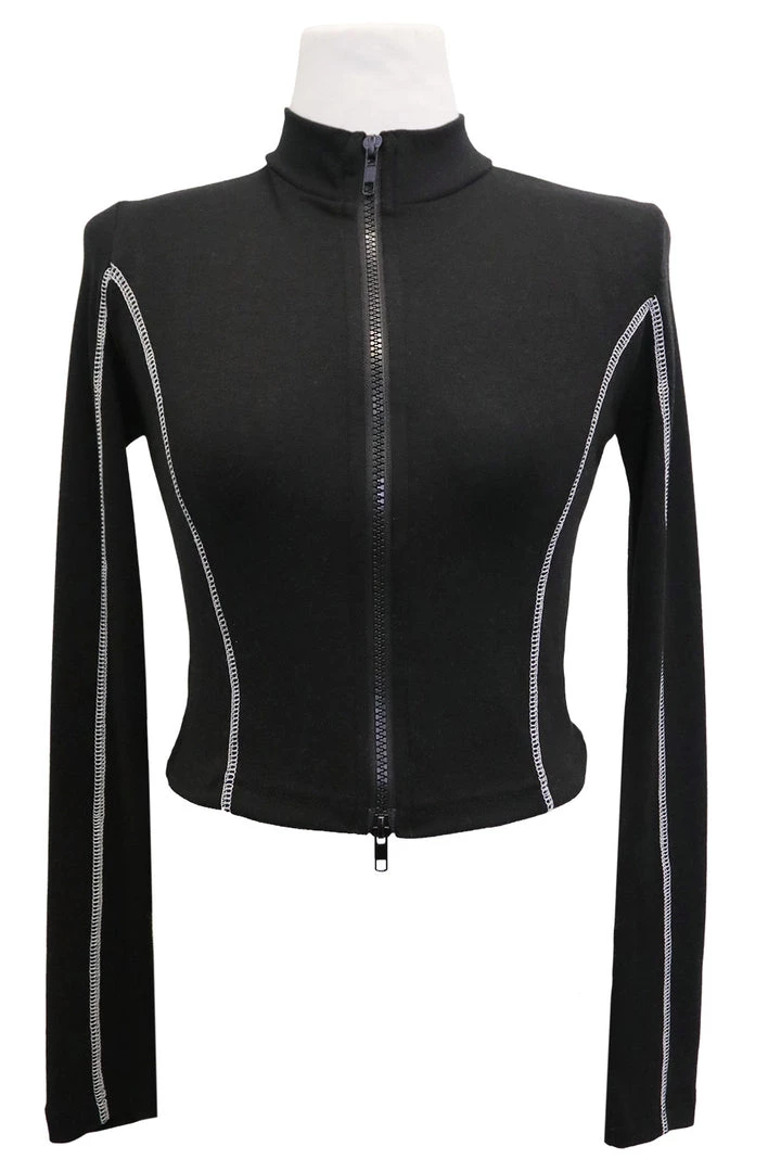 STORETS SALE Teagan Zip-Up Crop Top