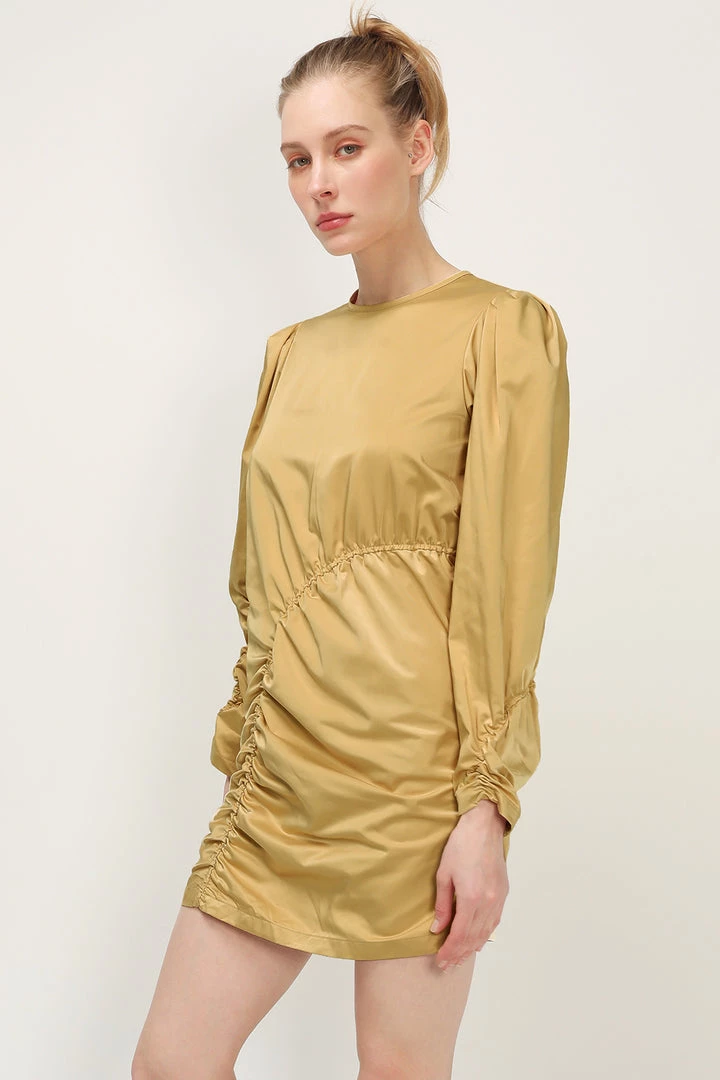 STORETS SALE Trinity Asymmetric Shirred Dress