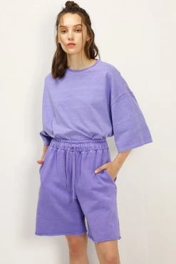 Storets.com CLOTHING Naomi Washed Lounge Shorts