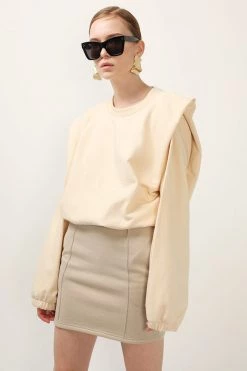 STORETS SALE CLOTHING Emma Structured Sweatshirt