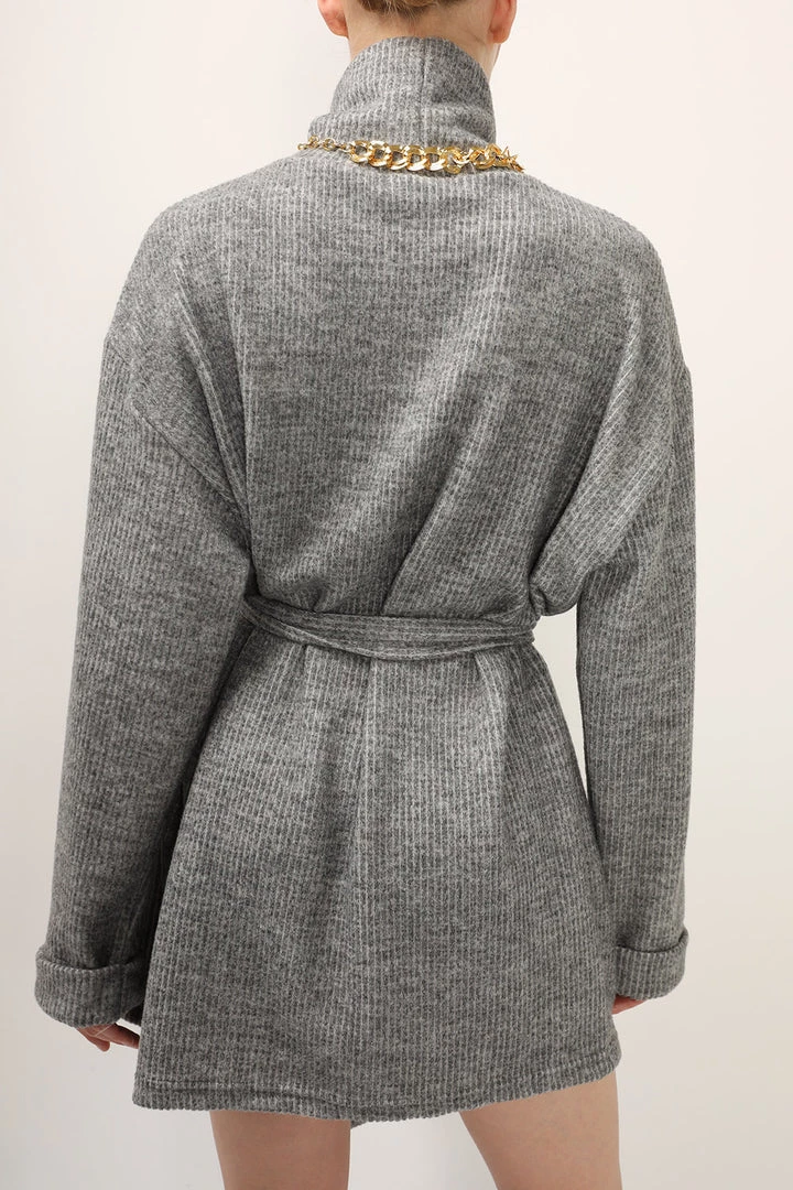 STORETS SALE Madison Turtle Neck Belted Dress