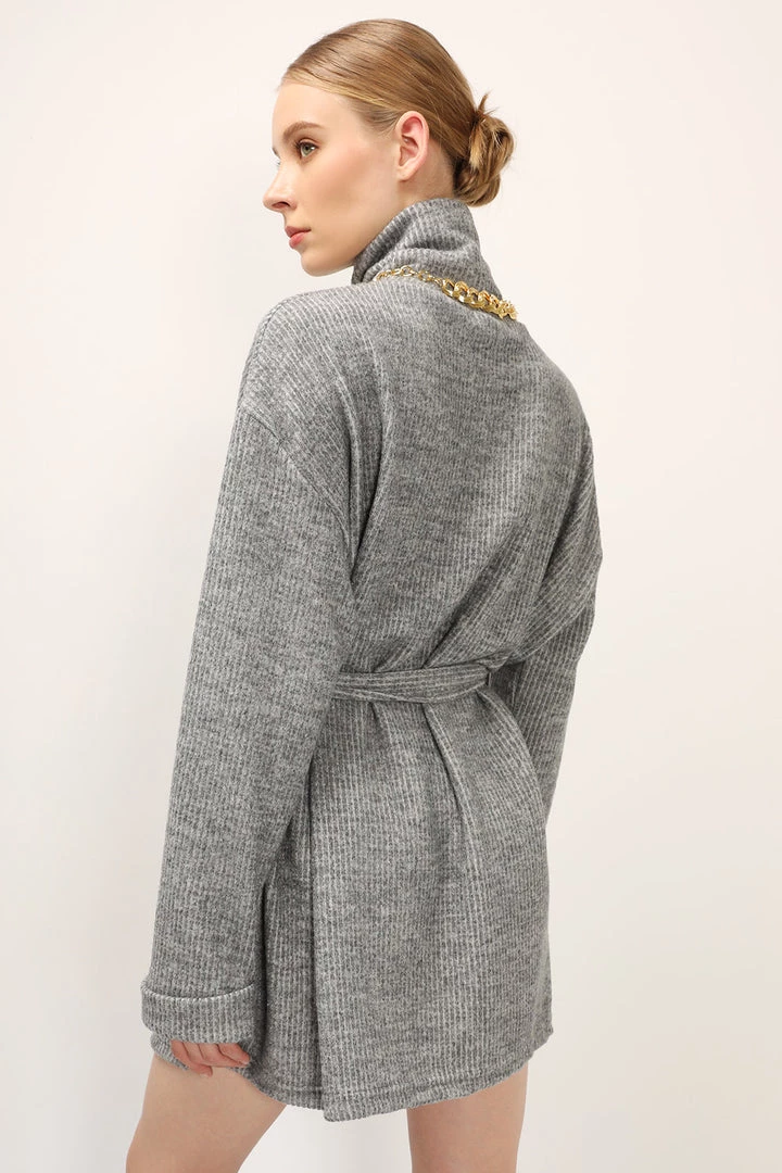 STORETS SALE Madison Turtle Neck Belted Dress