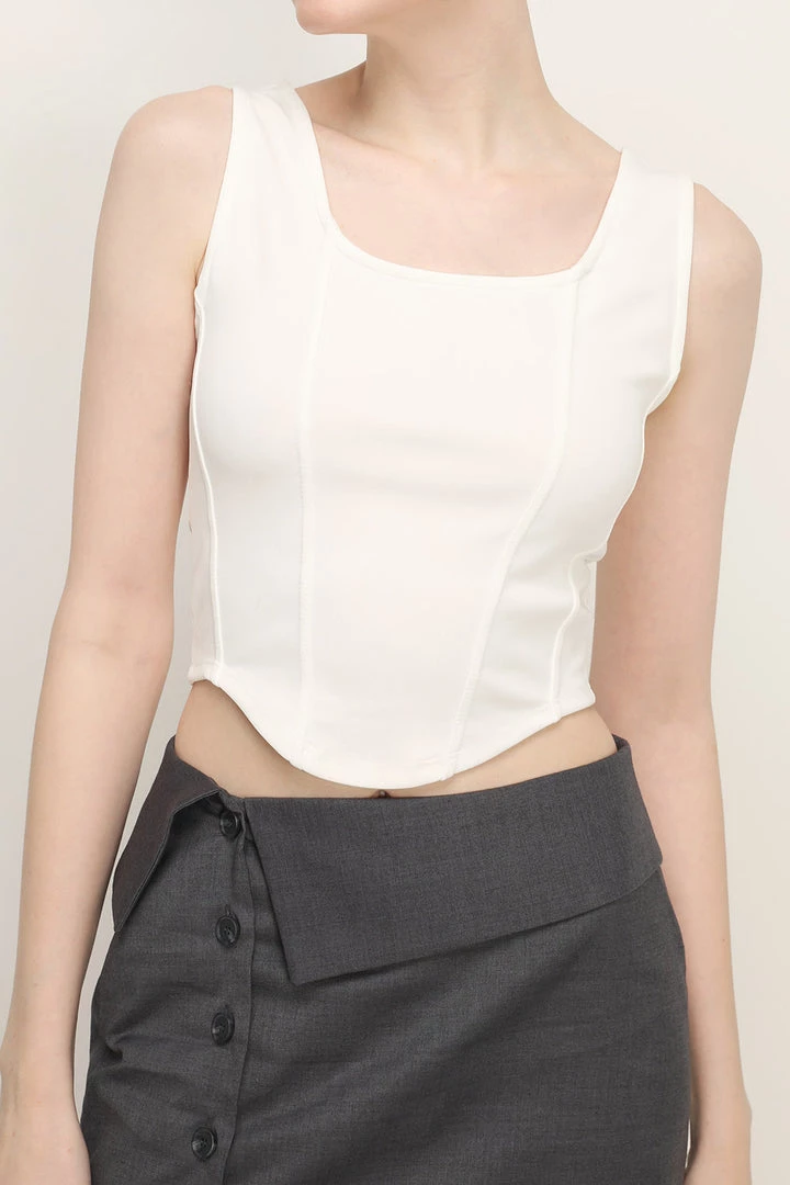 STORETS Adelyn Cropped Tank Top CLOTHING