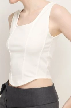 STORETS Adelyn Cropped Tank Top CLOTHING