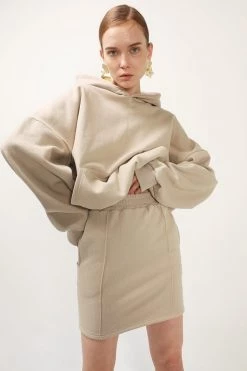 STORETS Aria Sweat Hoodie And Skirt Set