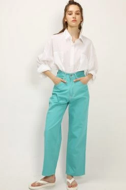 STORETS Mila Wide Leg Pants In Candy Color CLOTHING