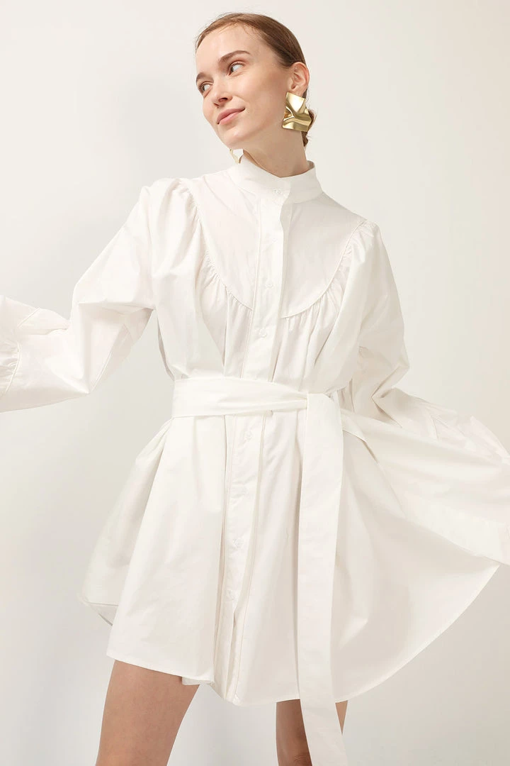 STORETS Tori Piping Detail Shirt Dress BEST-SELLERS