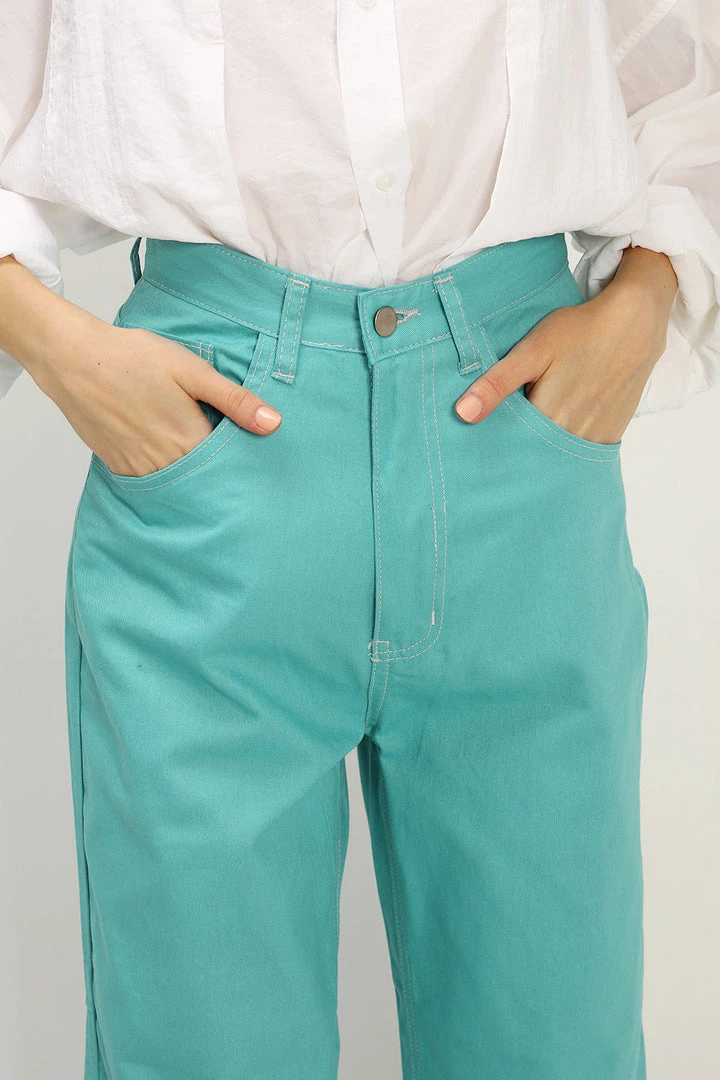 STORETS Mila Wide Leg Pants In Candy Color CLOTHING